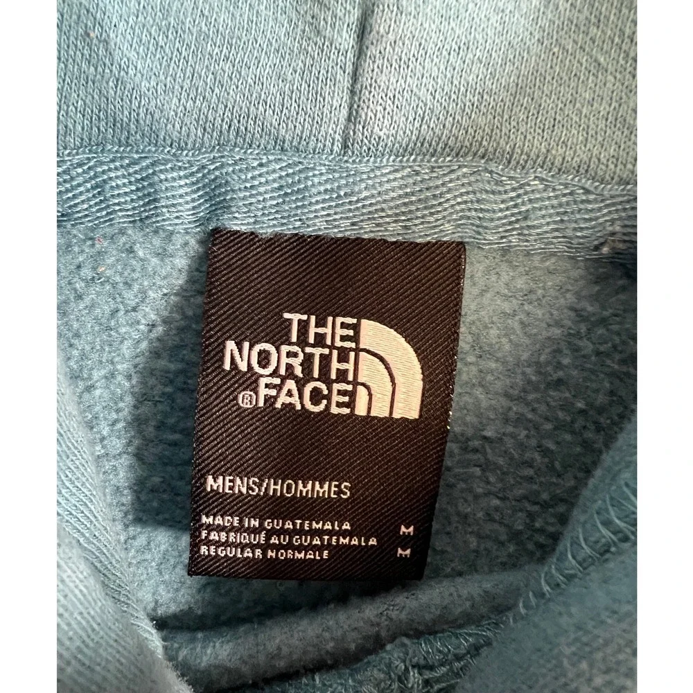 The North Face‎ Mens Logo Hoodie Pullover Sweatshirt Teal Blue Size Medium